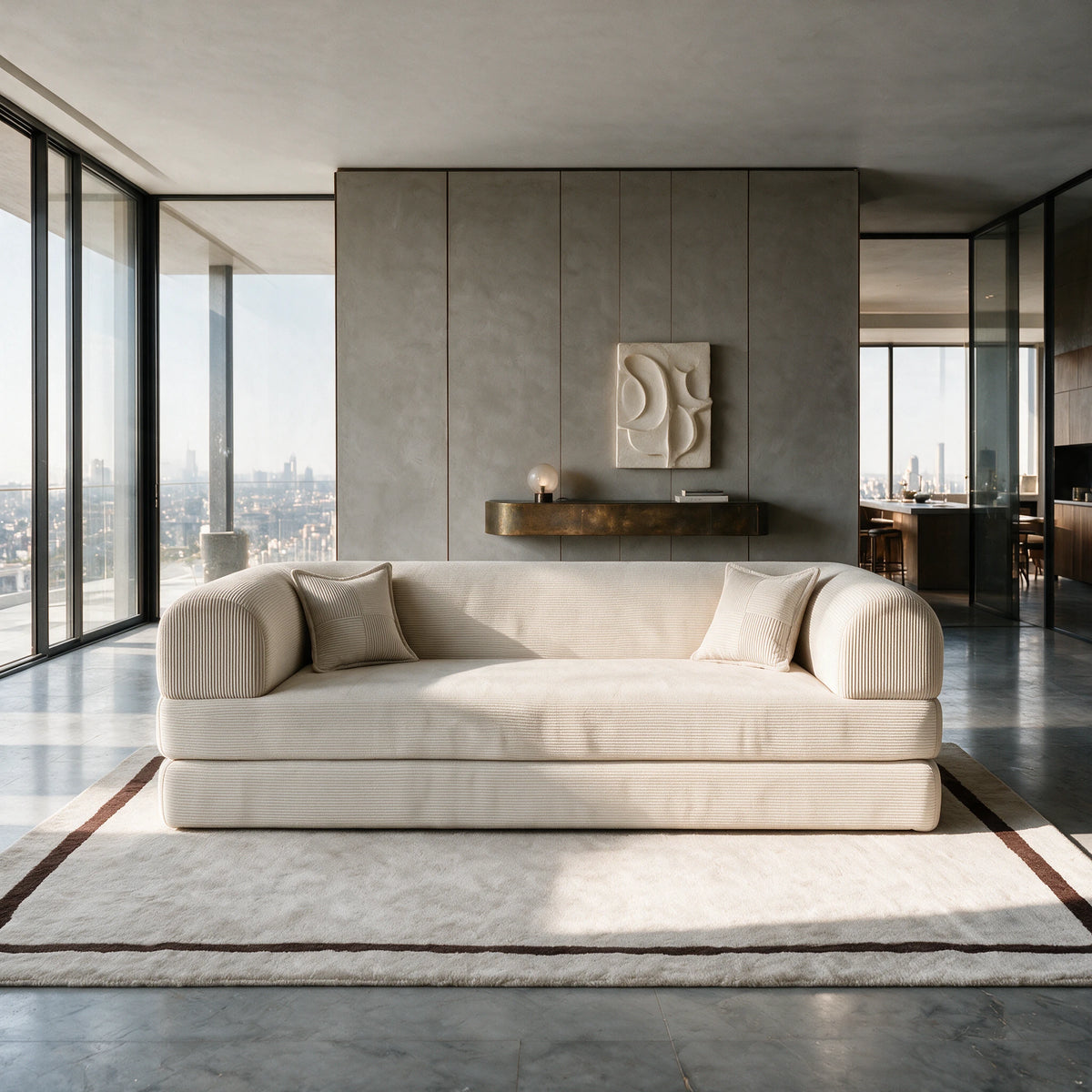 Snoozo sofa bed in Ecru